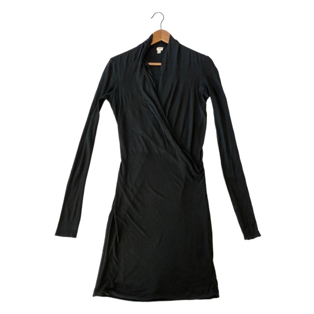 Aritzia Wilfred Jersey Wrap Front Midi Dress